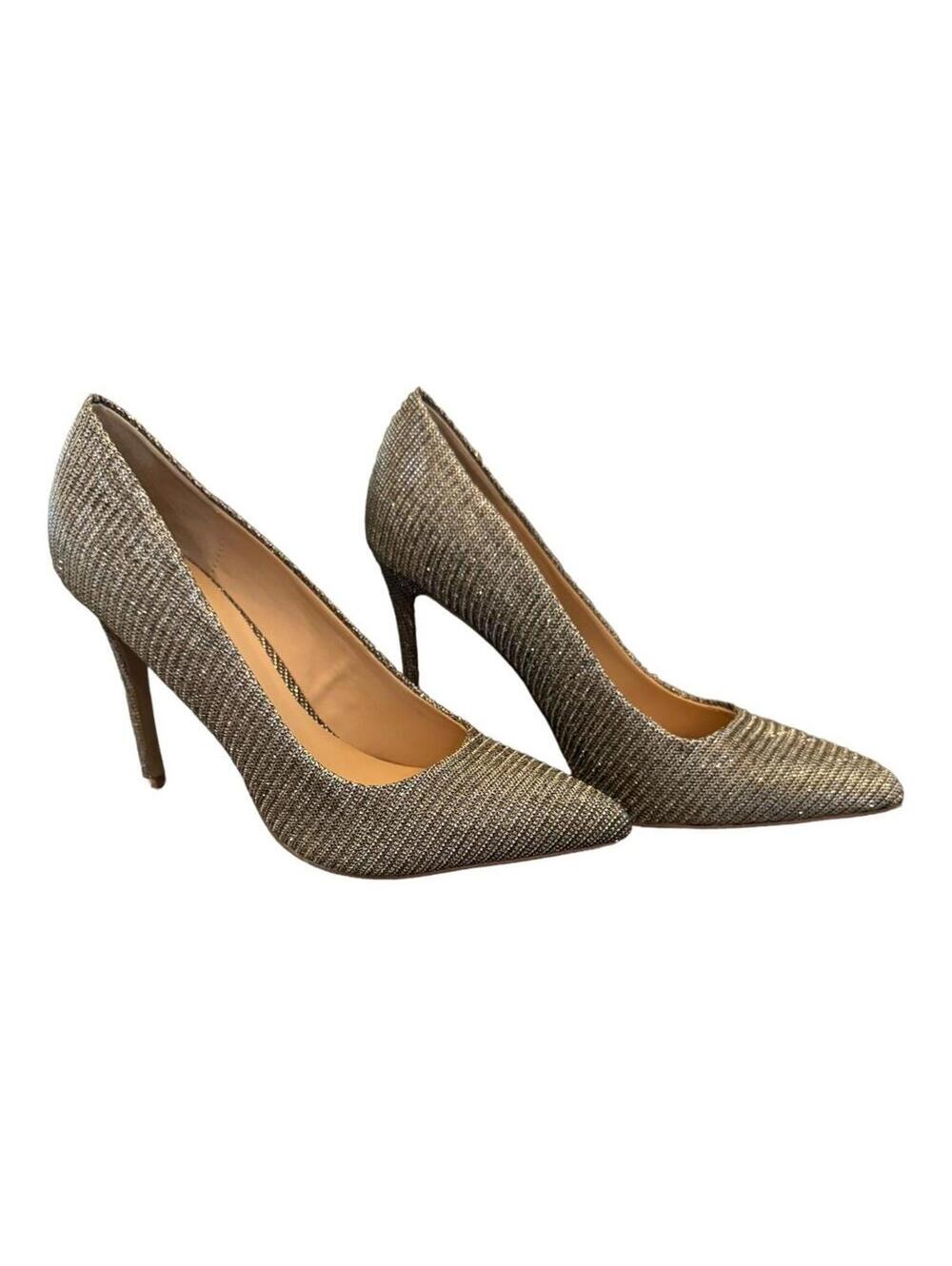 Carlos Santana | Women's Gold Metallic Heels | Size 7.5 | 0946